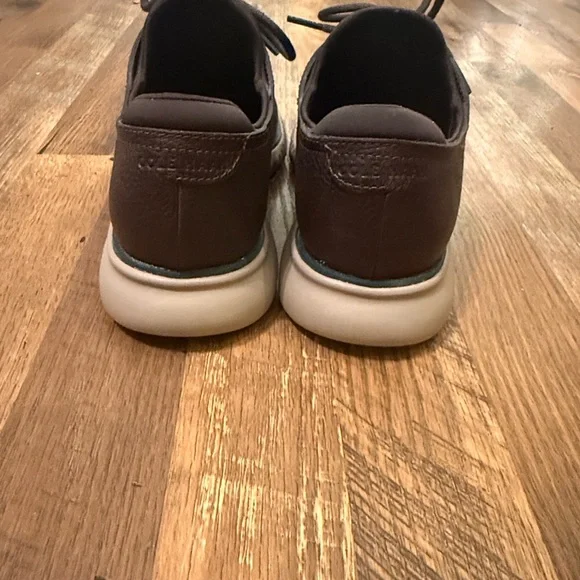 Cole Haan Dark Brown Leather Oxfords - Picture 3 of 5